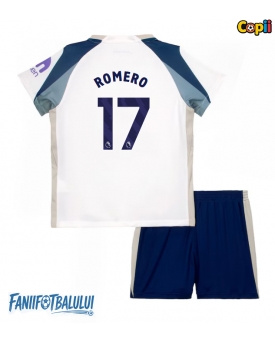 Tottenham Hotspur Cristian Romero #17 Echipament de Fotbal Replică 2025-26 Copii Acasa (+ Șorturi)